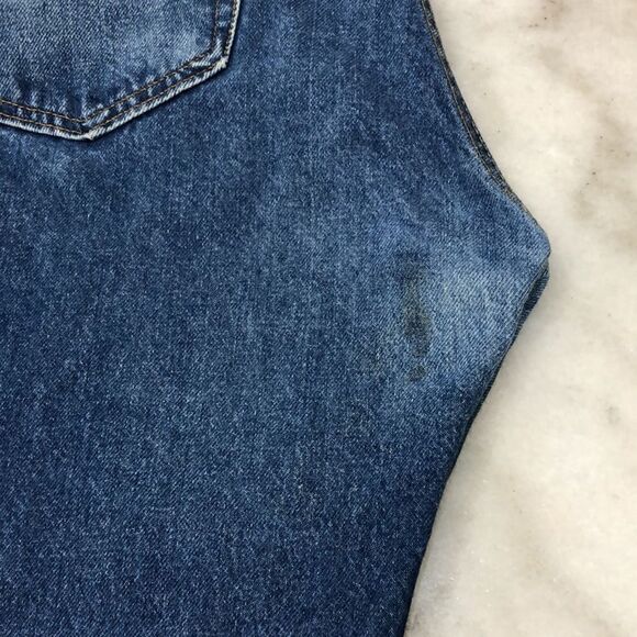 Vintage 1991 Levi’s 505 35x31 Made in USA Medium Wash Straight Leg Regular Fit - Picture 7 of 13